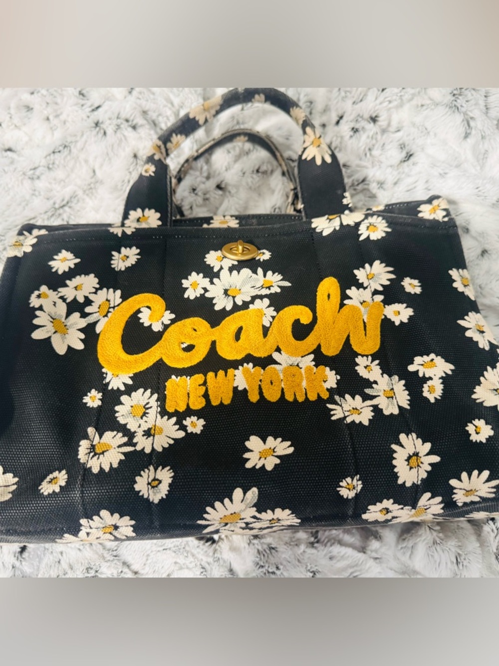 Coach Sunflower Tote Large